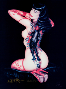 Olivia De Berardinis - Bettie Page Cat and Mouse Olivia De Berardinis - Bettie Page Cat and Mouse