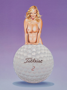 Mel Ramos - Titleist Tisch, 2006