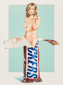 Mel Ramos - Miss Snickers, 2004