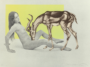 Mel Ramos - Girl with Antelope, 1969