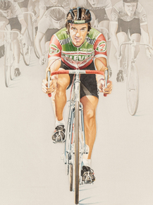 Mel Ramos - Eric Heiden, 1981