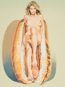 Mel Ramos - Doggie Dinah, 1995