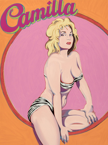 Mel Ramos - Camilla, 1989 Mel Ramos - Camilla, 1989
