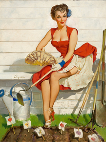 Gil Elvgren - Worth Cultivating