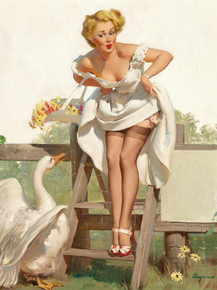 Gil Elvgren - Worth a Gander, 1951