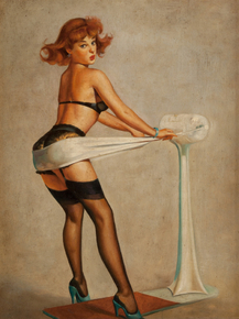 Gil Elvgren - Weighty Problems