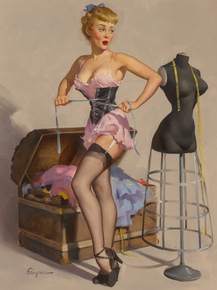 Gil Elvgren - Waisted Effort