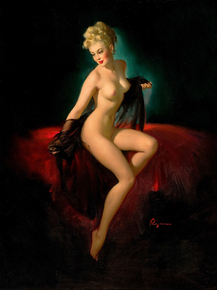 Gil Elvgren - Vision of Beauty, 1947 Gil Elvgren - Vision of Beauty, 1947