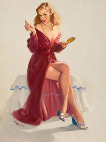 Gil Elvgren - This Doesn't Seem to Keep the Chap from My Lips, 1948