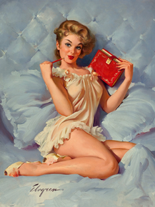 Gil Elvgren - Thinking of You, 1962 Gil Elvgren - Thinking of You, 1962