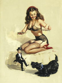 Gil Elvgren - They're Easy to Handle If You Know How, 1948