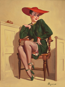 Gil Elvgren - The Verdict Was Wow!, 1947