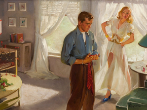 Gil Elvgren - The Three Dollar Bill, Today's Woman