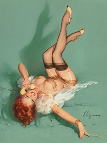Gil Elvgren - The Right Number, 1961