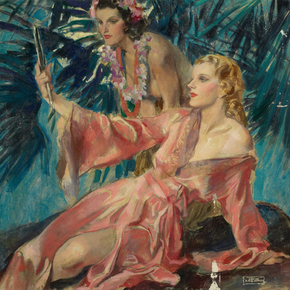 Gil Elvgren - Tattoo Lipstick