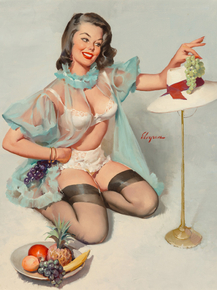 Gil Elvgren - Tasteful Design,1960 Gil Elvgren - Tasteful Design,1960
