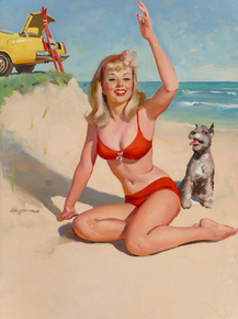 Gil Elvgren - Summer Fun, 1966