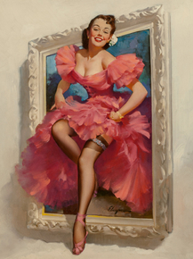 Gil Elvgren - Stepping Out, 1953
