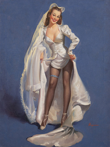Gil Elvgren - Something Borrowed, 1947