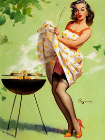 Gil Elvgren - Smoke Screen, 1958 Gil Elvgren - Smoke Screen, 1958