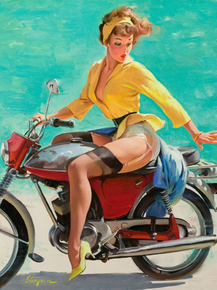 Gil Elvgren - Skirting the Issue, 1956 Gil Elvgren - Skirting the Issue, 1956