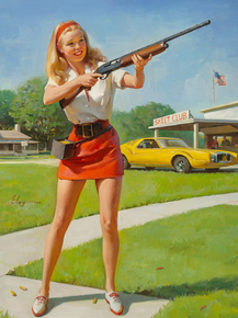 Gil Elvgren - Skeet Club