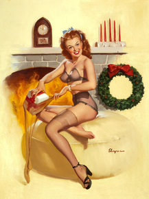 Gil Elvgren - Pin-Up in Front