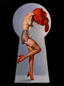 Gil Elvgren - Peek-a-View, 1940