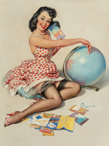 Gil Elvgren - Out of This World, 1959
