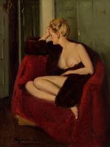 Gil Elvgren - Nude, 1940