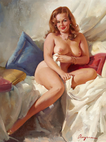 Gil Elvgren - Nude Portrait