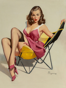 Gil Elvgren - Low Down Feelings, 1955 Gil Elvgren - Low Down Feelings, 1955