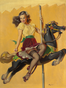 Gil Elvgren - Let's Go Around Together, 1948