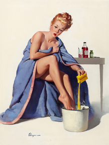 Gil Elvgren - It's Nothing to Sneeze At, 1947