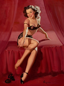 Gil Elvgren - I'm Not Shy, I'm Just Retiring, 1947
