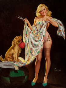 Gil Elvgren - I'm Just Trying it for Sighs