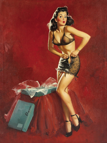 Gil Elvgren - I Must Be Going To Waist, 1946
