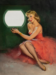 Gil Elvgren - Good Looking, 1950 Gil Elvgren - Good Looking, 1950