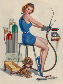Gil Elvgren - Fully Equipped