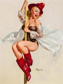 Gil Elvgren - Fire Belle, 1956