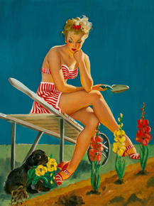 Gil Elvgren - Dumb Pluck