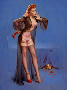 Gil Elvgren - Doggone!, 1946
