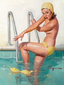 Gil Elvgren - Cover, Girl!, 1965