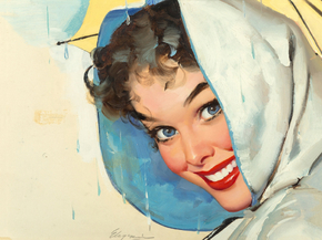 Gil Elvgren - Blue Eyes