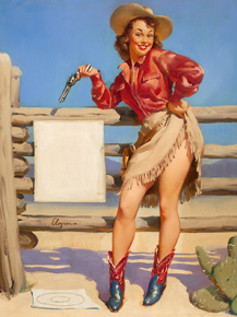 Gil Elvgren - Beat That!, 1953