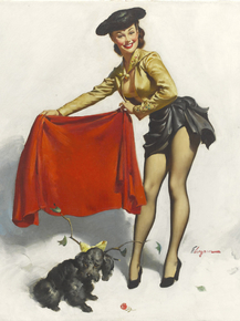 Gil Elvgren - Aw-Come On,1953