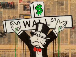 Alec Monopoly - Wall Street Crucifix Alec Monopoly - Wall Street Crucifix