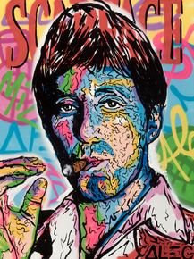 Alec Monopoly - Scarface Portrait, 2021