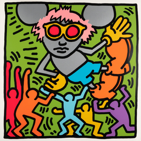 Keith Haring - Andy Mouse, 1986 (Коллекция постеров)