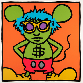 Keith Haring - Andy Mouse, 1986 (Коллекция постеров)